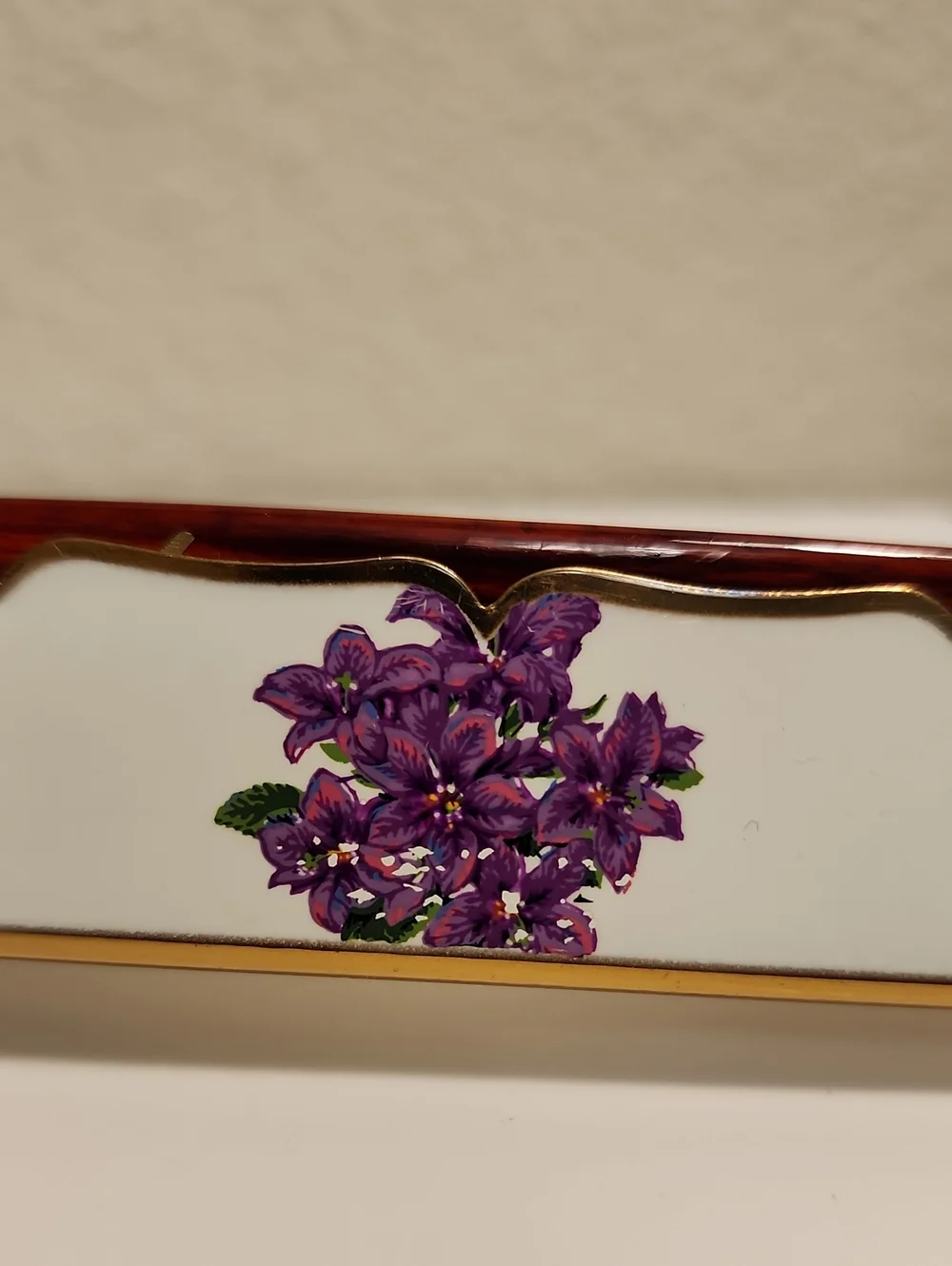 Rare Vintage Stratton Set: Comb & Lipstick Holder w/ Mirror